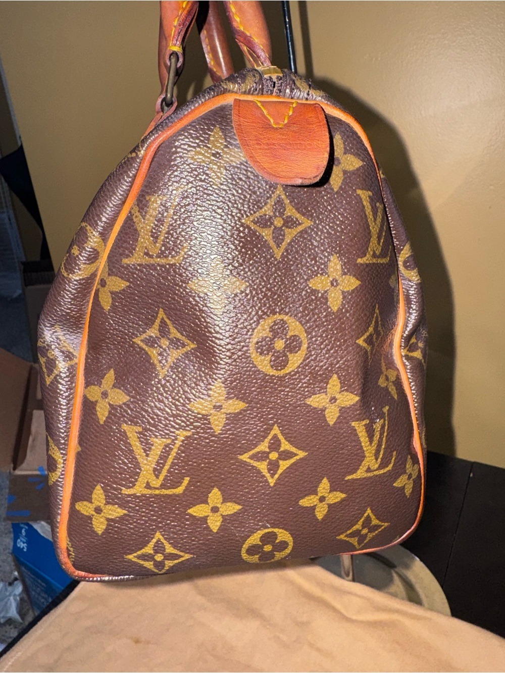 Louis Vuitton Speedy 25 satchel Lock, key, Dust bag - Picture 8 of 16